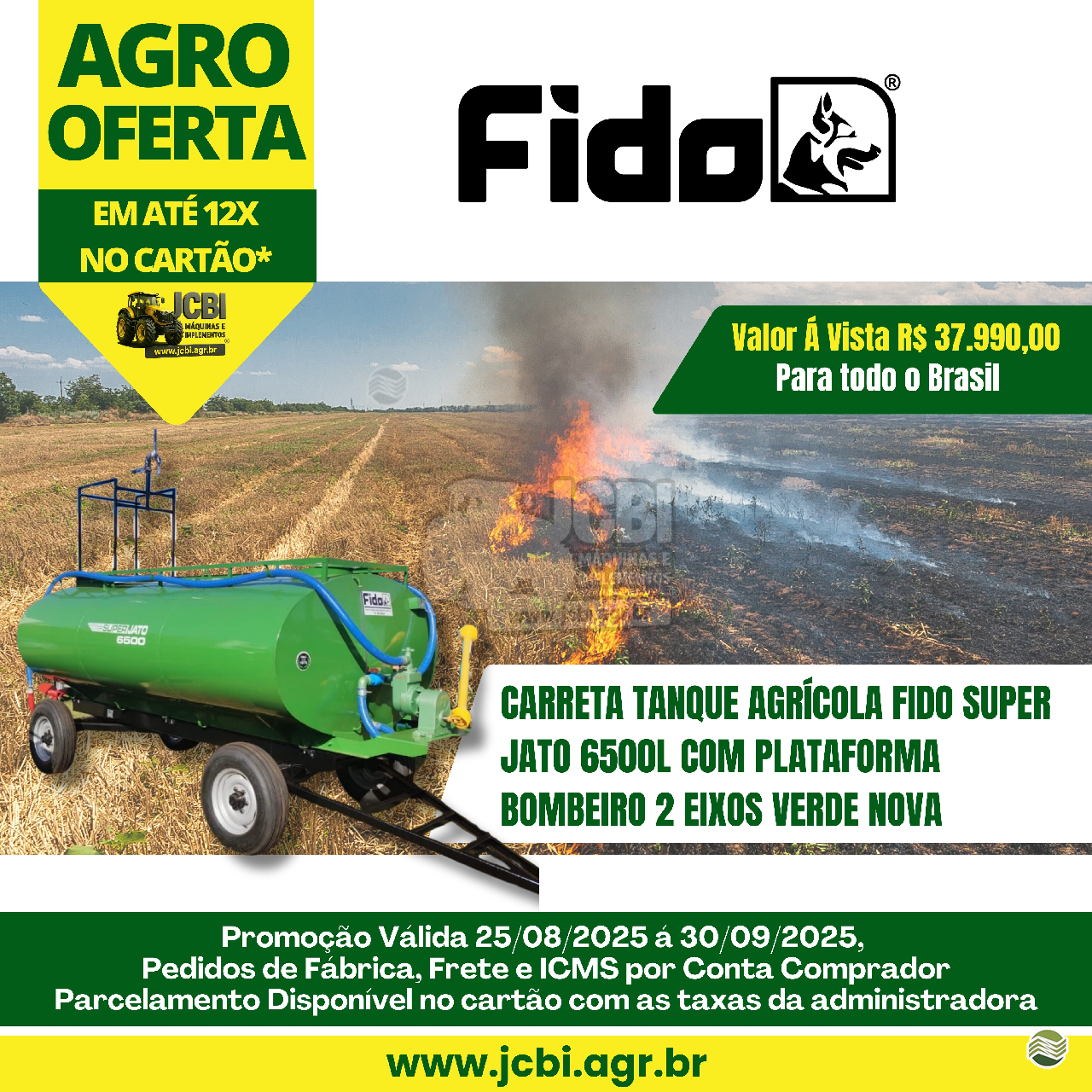 IMPLEMENTOS AGRICOLAS CARRETA TANQUE TANQUE 6500 LITROS JCBi Máquinas e Implementos Agrícolas MARACAJU MATO GROSSO DO SUL MS
